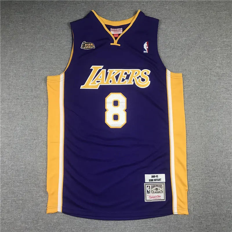 Limited Edition embroidered Purple Lakers Jersey Set - Kobe Bryant #8- mitchell&ness NBA Collection Gorilla fits