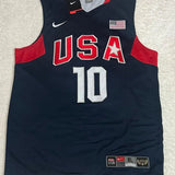 USA Kobe Bryant #10 US Basketball Jersey- White & Black Options/ nba jersey.Adult Men size. Gorilla fits