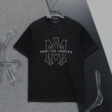 Black and white options Amiri Designer logo print Los Angeles T-shirts. Buy 3 get 1 FREE Gorilla fits