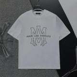 Black and white options Amiri Designer logo print Los Angeles T-shirts. Buy 3 get 1 FREE Gorilla fits