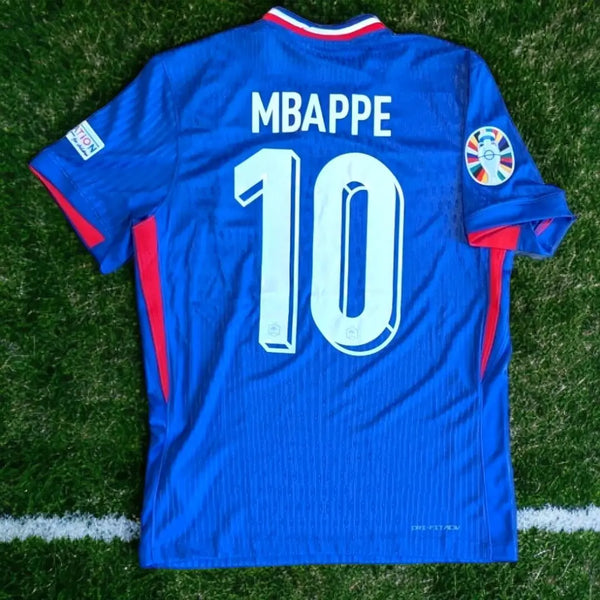 Adult France euro 2024 HOME and Away  KIT – Mbappe Authentic quality Player Version (patch included) Gorilla fits