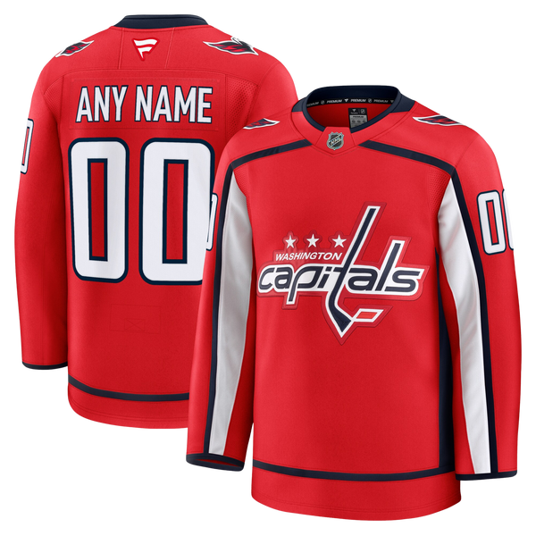 Customizable Washington Capitals 2024 Fanatics Premium Official NHL HOME Jersey Gorilla Fits