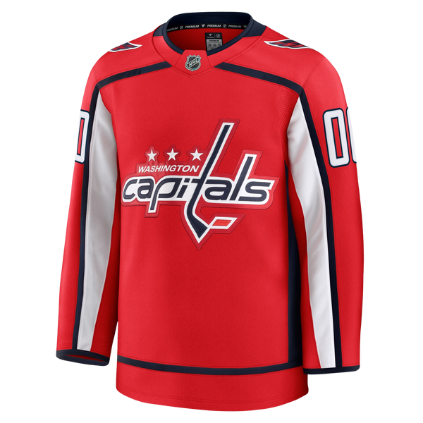 Customizable Washington Capitals 2024 Fanatics Premium Official NHL HOME Jersey Gorilla Fits