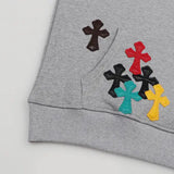 CHROME HEARTS  Cross Print Hoodie Gorilla Fits