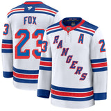 Adam Fox New York Rangers Fanatics Premium Away Jersey Gorilla Fits