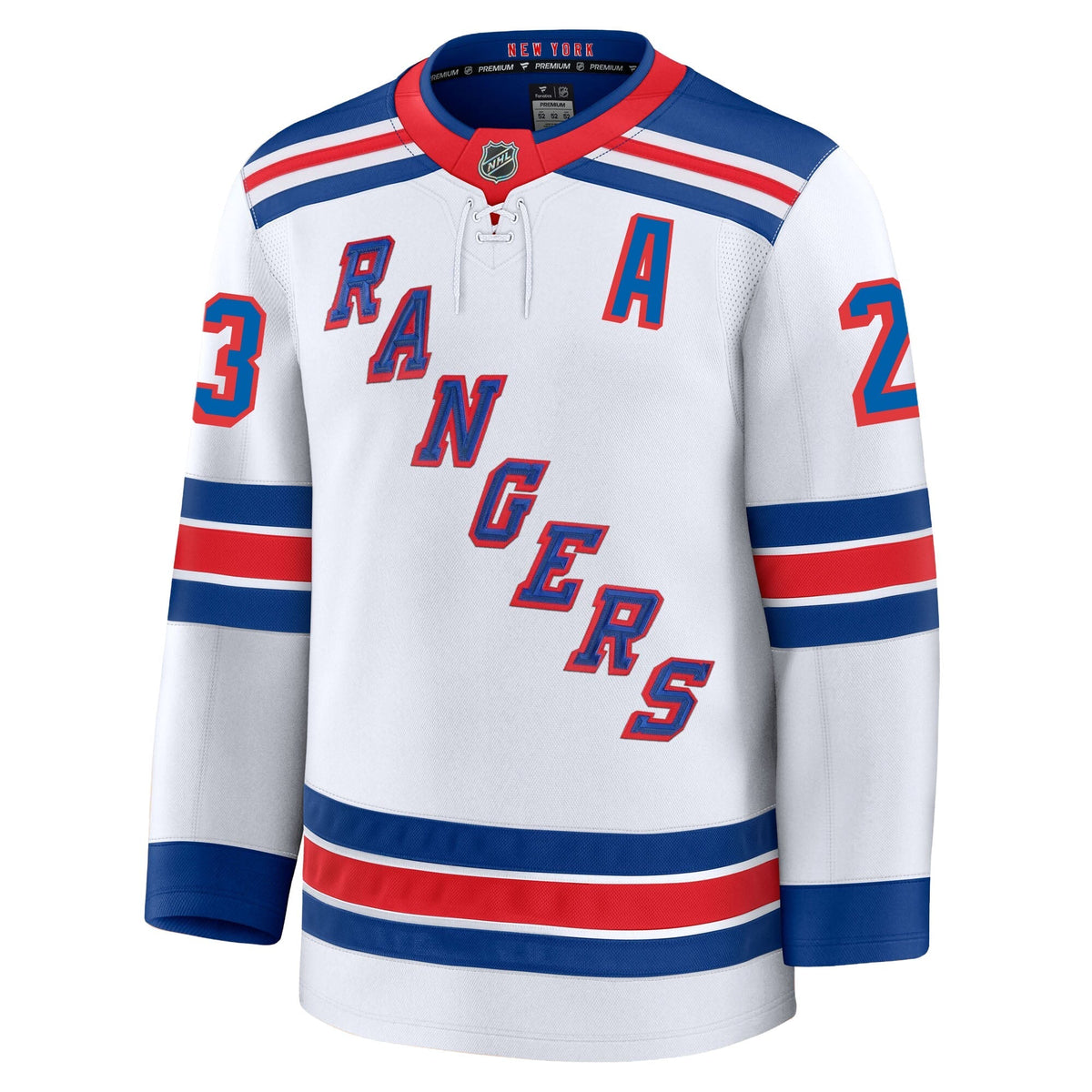 Adam Fox New York Rangers Fanatics Premium Away Jersey Gorilla Fits