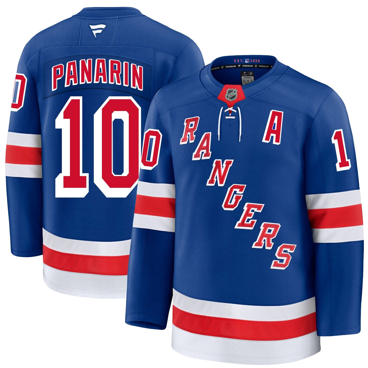 Artemi Panarin New York Rangers Fanatics Premium Home Jersey Gorilla Fits