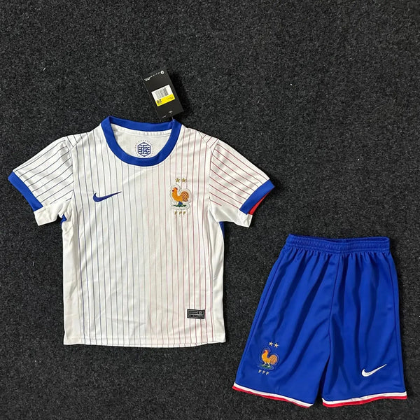 Mbappe France Euro 2024 HOME and Away  KIT – Authentic quality for Kids Gorilla fits