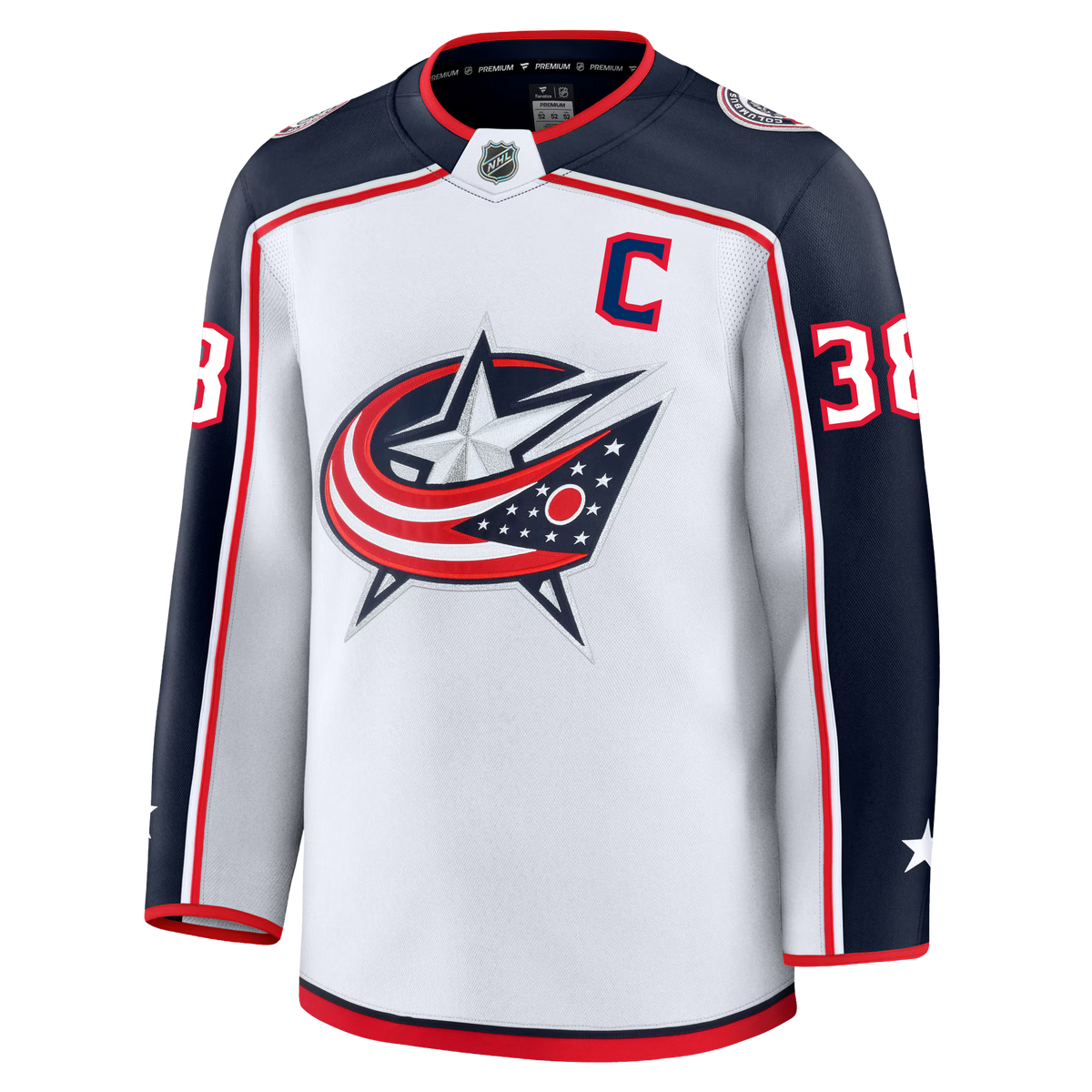 Boone Jenner Columbus Blue Jackets Fanatics Premium Away Jersey Gorilla Fits