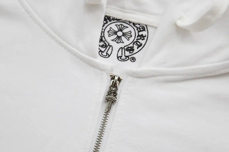 CHROME HEARTS classic Horseshoe ZIP-UP Hoodie Gorilla Fits