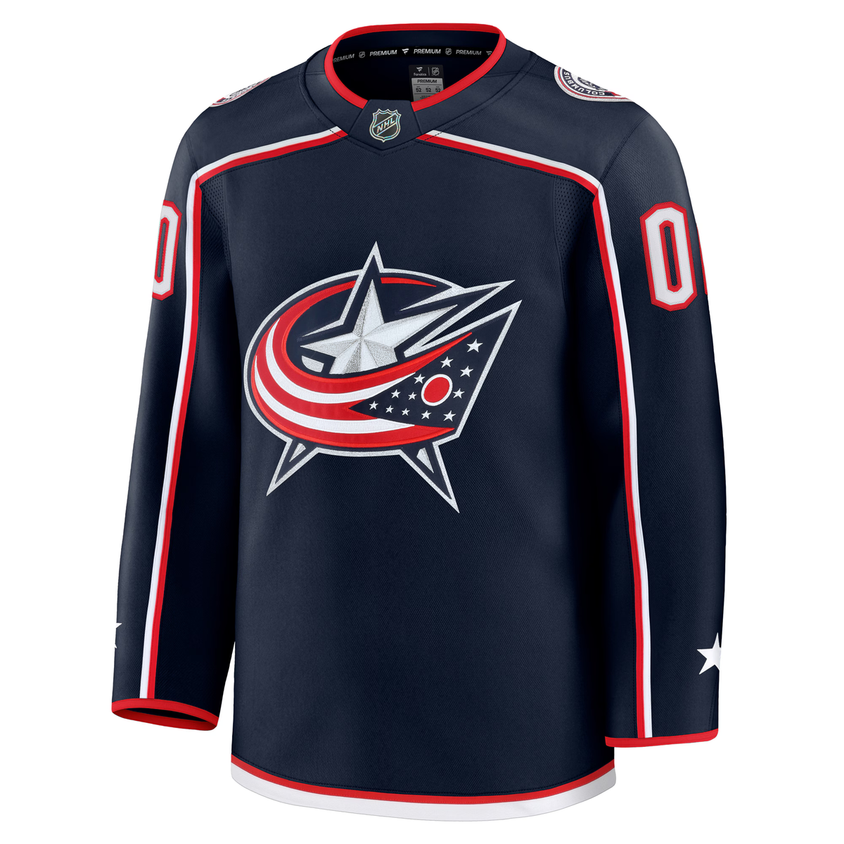 Customizable Columbus Blue Jackets 2024 Fanatics Premium Official NHL HOME Jersey Gorilla Fits