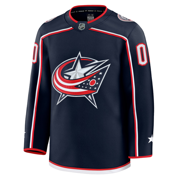Customizable Columbus Blue Jackets 2024 Fanatics Premium Official NHL HOME Jersey Gorilla Fits