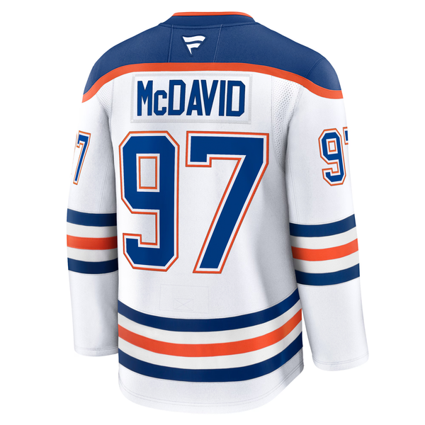 Connor McDavid Edmonton Oilers Fanatics Premium Away Jersey Gorilla Fits