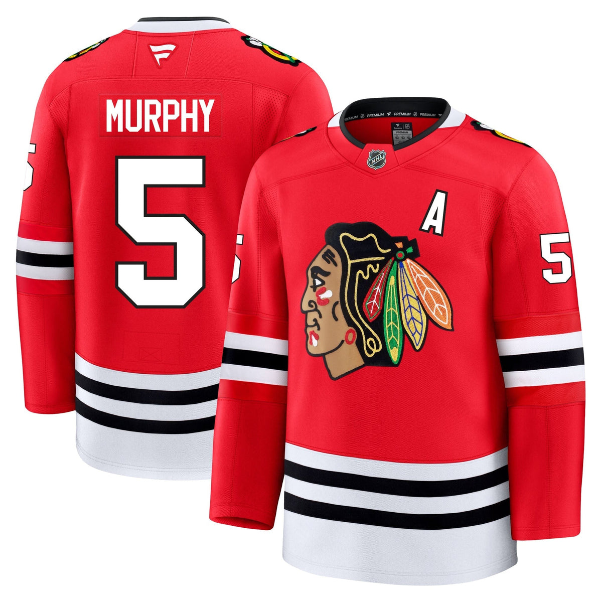 Connor Murphy Chicago Blackhawks Fanatics Premium Home Jersey Gorilla Fits