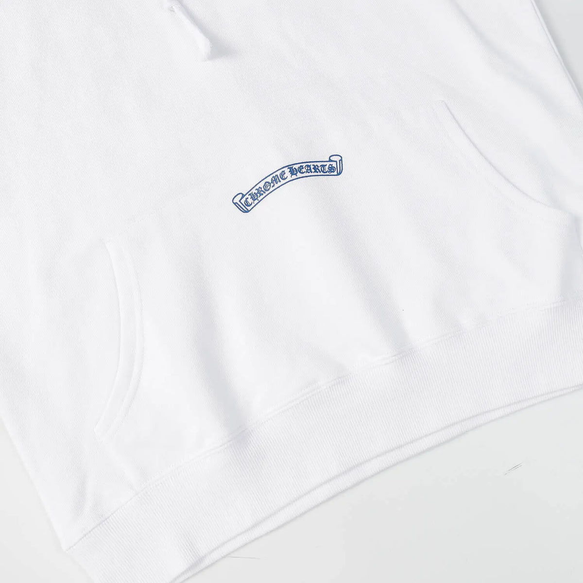 CHROME HEARTS Horseshoe Hoodie White Gorilla Fits