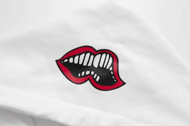 CHROME HEARTS  Horseshoe mouth Hoodie Gorilla Fits