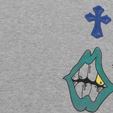 CHROME HEARTS  Cross Print Hoodie Gorilla Fits