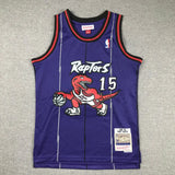 Vince carter #15 NBA- Toronto raptors jersey-Purple-Adult-embroidered Gorilla fits