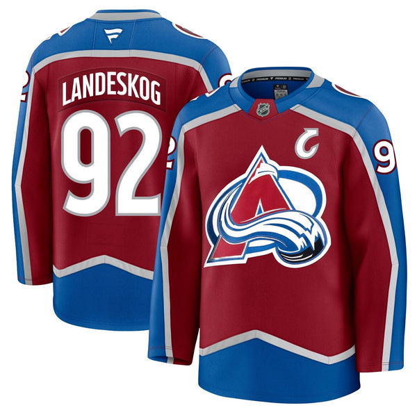 Gabriel Landeskog Colorado Avalanche Fanatics Premium Home Jersey Gorilla Fits