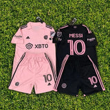 Inter Miami Adult and kids Soccer Jersey and Shorts Set, Messi #10/ custom name -- MLS--Fast shipping- Same week shipping!