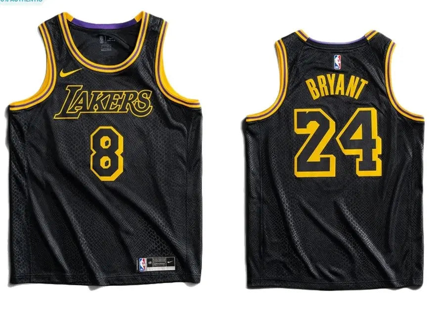 Nba Mens Kobe Bryant jersey LA Lakers Kb-Black mamba. embroidered Gorilla fits