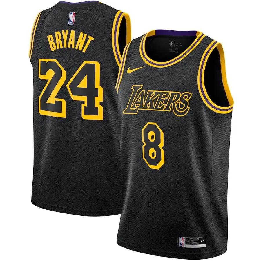 Nba Mens Kobe Bryant jersey LA Lakers Kb-Black mamba. embroidered
