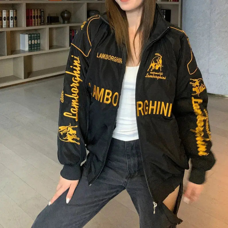AUTOMOBILI LAMBORGHINI VINTAGE RACING JACKET Gorilla Fits