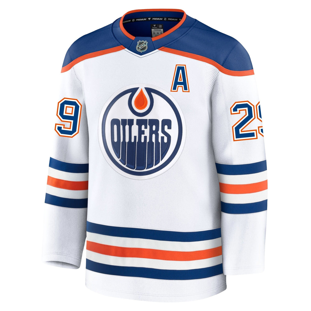 Leon Draisaitl Edmonton Oilers Fanatics Premium Away Jersey Gorilla Fits