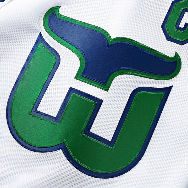 Customizable Carolina Hurricanes 2024 Fanatics Premium White Whalers Jersey Gorilla Fits