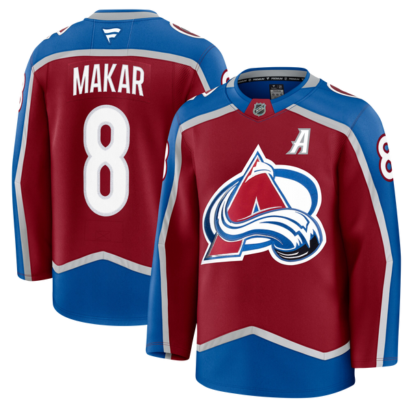 Cale Makar Colorado Avalanche Fanatics Premium Home Jersey Gorilla Fits