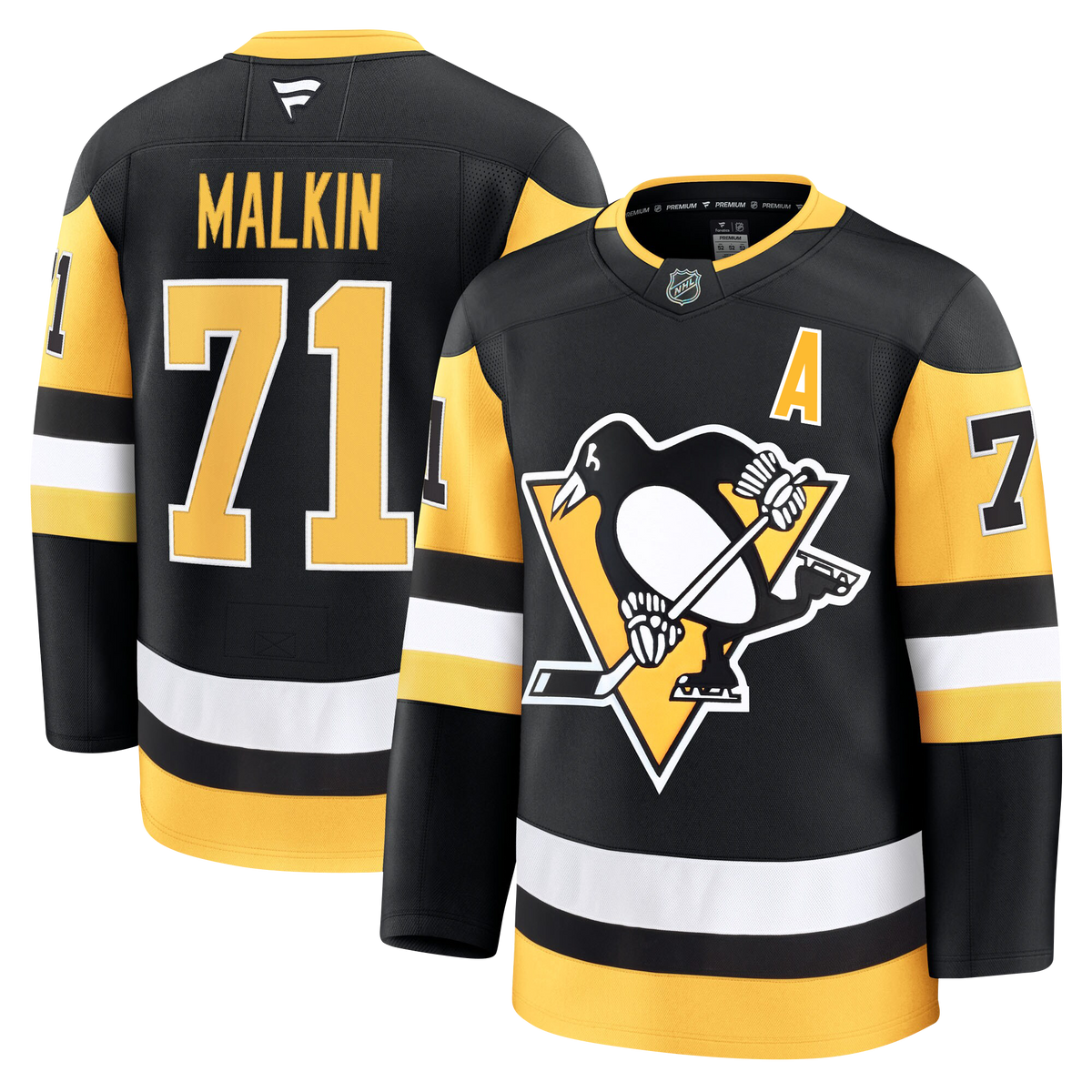 Evgeni Malkin Pittsburgh Penguins Fanatics Premium Home Jersey Gorilla Fits