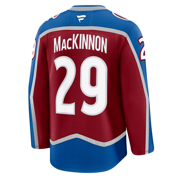 Nathan MacKinnon Colorado Avalanche Fanatics Premium Home Jersey Gorilla Fits
