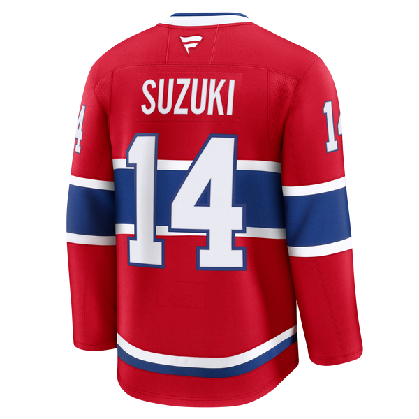 Nick Suzuki Montreal Canadiens Fanatics Premium Home Jersey Gorilla Fits