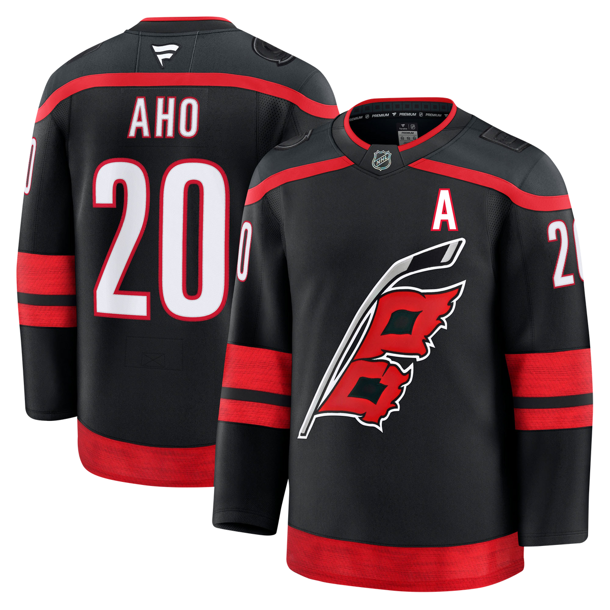 Sebastian Aho Carolina Hurricanes Fanatics Premium Home Jersey Gorilla Fits