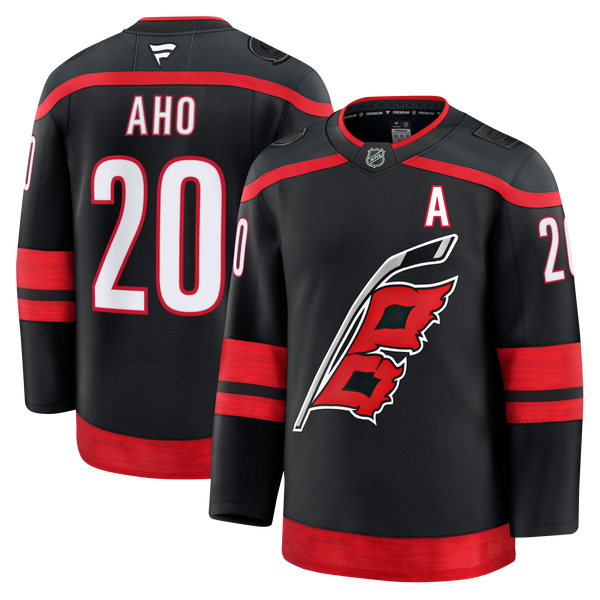 Sebastian Aho Carolina Hurricanes Fanatics Premium Home Jersey Gorilla Fits