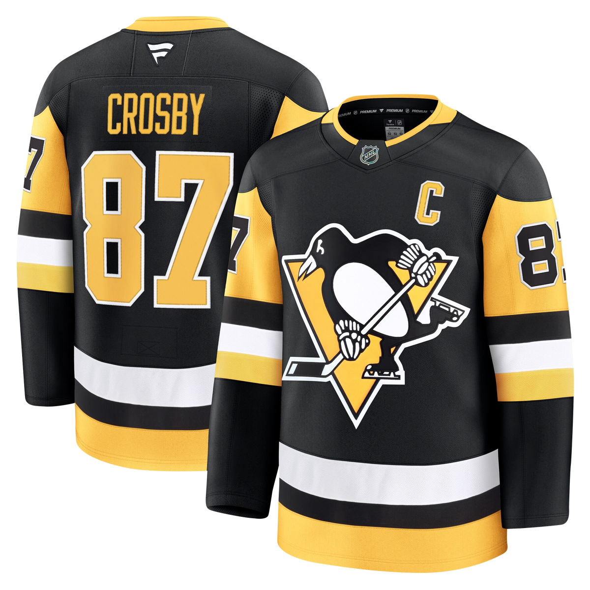 Sidney Crosby Pittsburgh Penguins Fanatics Premium Home Jersey Gorilla Fits