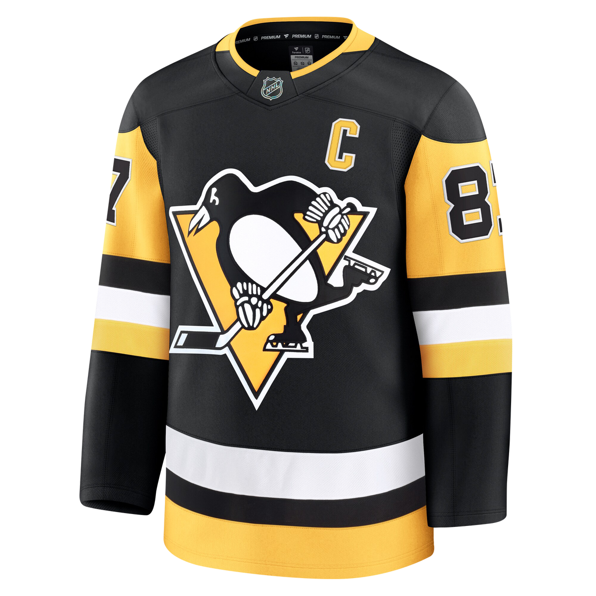 Sidney Crosby Pittsburgh Penguins Fanatics Premium Home Jersey Gorilla Fits