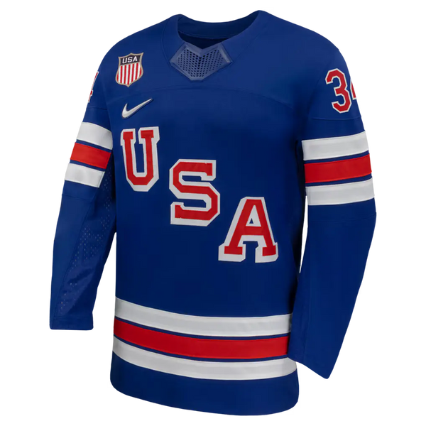 Hockey USA X Nike 2026 Olympics White/Blue Jersey