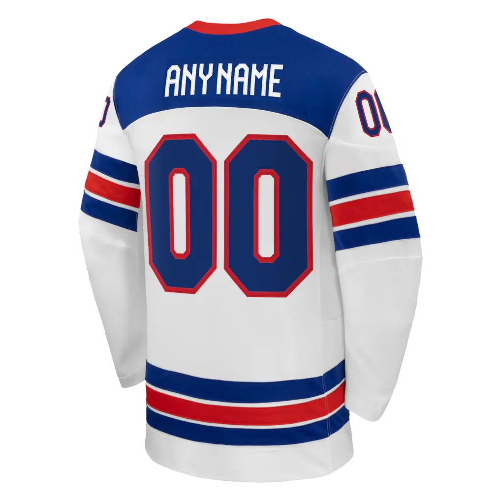 Hockey USA X Nike 2026 Olympics White/Blue Jersey