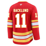 Mikael Backlund Calgary Flames Fanatics Premium Home Jersey Fanatics