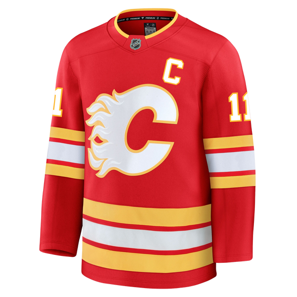 Mikael Backlund Calgary Flames Fanatics Premium Home Jersey Fanatics
