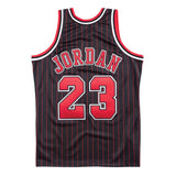 Embroidered MICHAEL JORDAN NBA Chicago Bulls Jersey - M and N stitched Edition - stripped/ nba jersey.Adult Men size. Gorilla fits