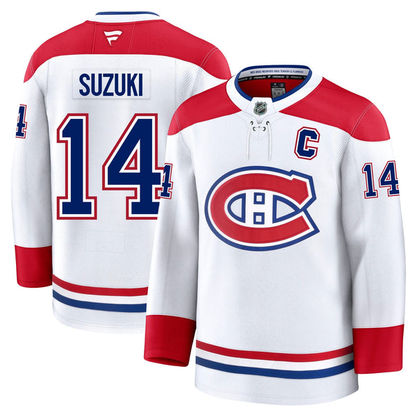Nick Suzuki Montreal Canadiens Fanatics Premium Away Jersey Gorilla Fits