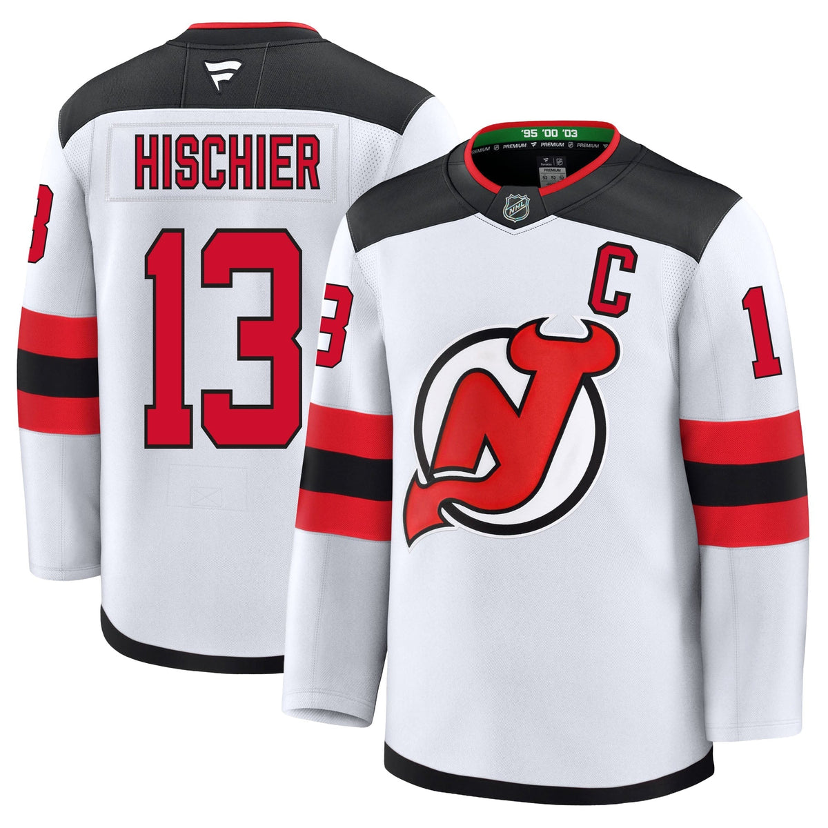 Nico Hischier New Jersey Devils Fanatics Premium Away Jersey Gorilla Fits