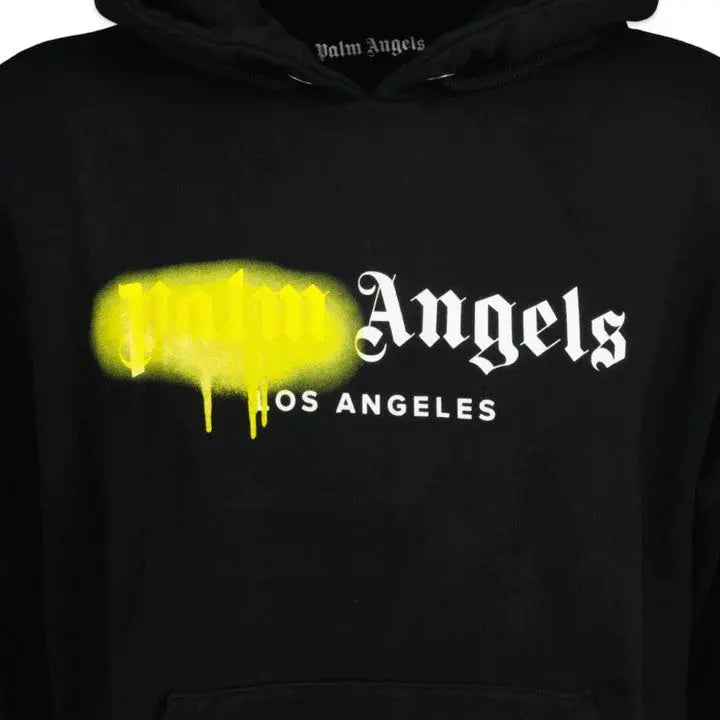 Palm Angels Spray letter hoodie, Sweatshirt, Fashion. Gorilla fits