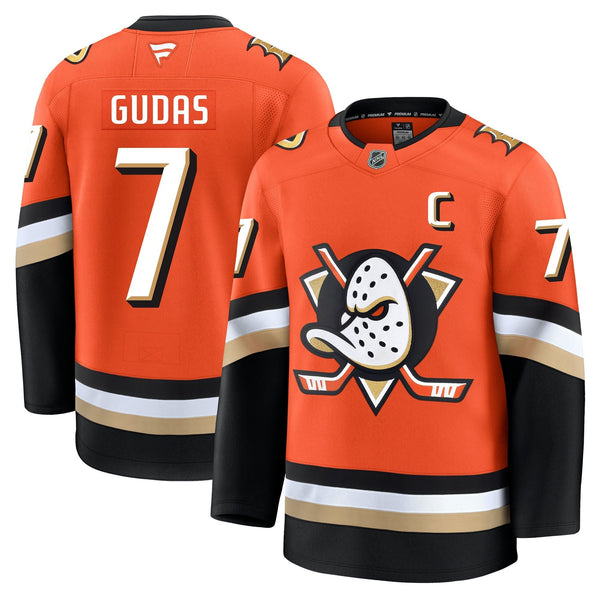 Radko Gudas Anaheim Ducks Fanatics Premium Home Jersey Gorilla Fits