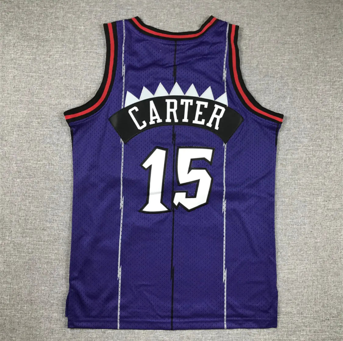 Vince carter #15 NBA- Toronto raptors jersey-Purple-Adult-embroidered Gorilla fits