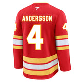Rasmus Andersson Calgary Flames Fanatics Premium Home Jersey Fanatics
