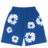 Denim Tears-Wreath Graphic Hoodie Shorts - Gorilla fits