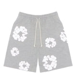 Denim Tears-Wreath Graphic Hoodie Shorts - Gorilla fits